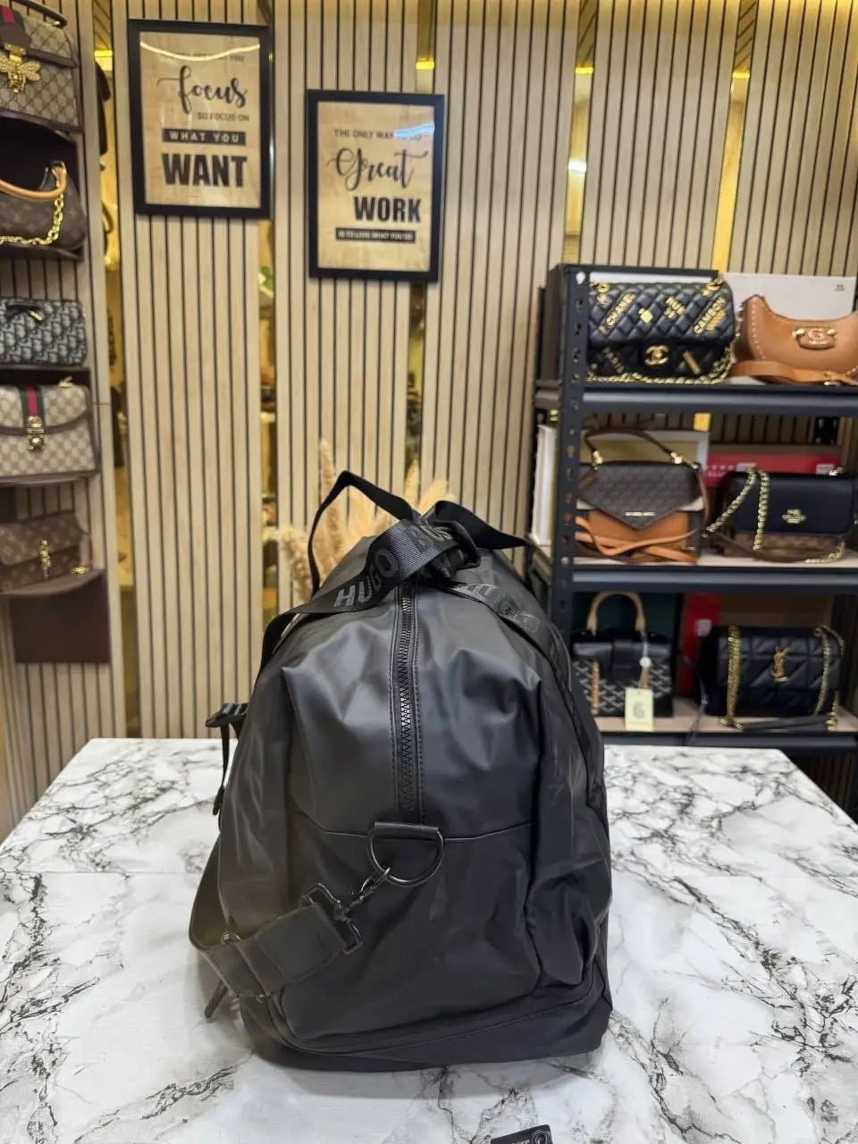 Hugo Boss Travel Duffle Bag Black Limited Edition BS16007-C