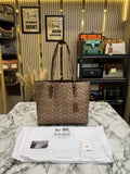 Coach mollie tote bag with dust bag Cv967Brown