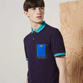 Lacost e Navy Blue Designer Premium Polo T-Shirt