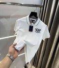 Tomm y Hilfiger White Embroidery Logo Premium Polo T-Shirt