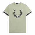 Fredperry Green Logo Print Imported T-Shirt