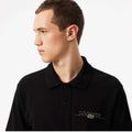 Lacost e Black Embroidery Logo Premium Polo T-Shirt