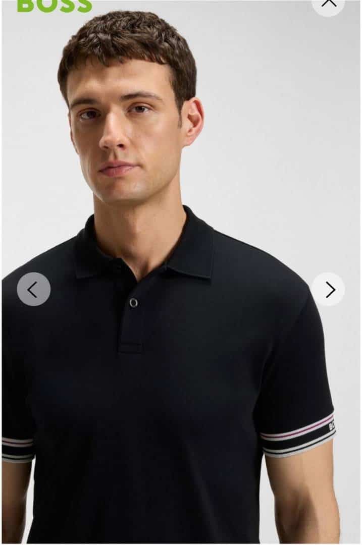 Hugo bos s Black Premium Polo T-Shirt