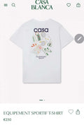 Casablanca off white B Back Print Imported T-Shirt