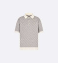 Christian Dio r Grey Knitted Imported Polo T-Shirt