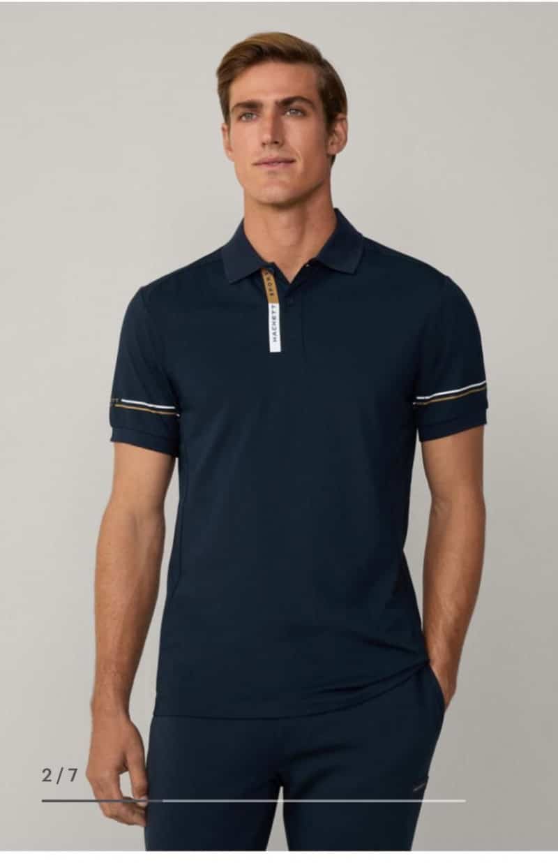Hacket Navy Blue Premium Classic Polo T-Shirt