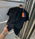 Louis Vuitto n Black Emb0..5S Print Imported T-Shirt