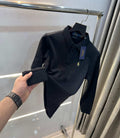 Ralp h lauren Black Embroidery Logo Premium Full Sleeve Polo T-Shirt