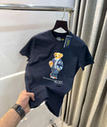 Ralph Laure n Navy Blue New Teddy Logo Premium T-Shirt