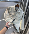 Zar a Beige Premium Classic Bomber Jacket