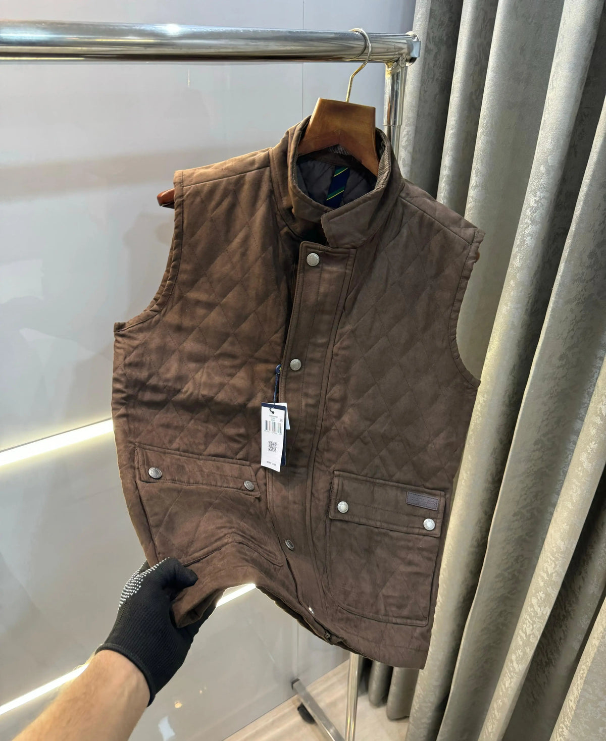 Ralph Laur e Browne Imported Premium Bomber Jacket