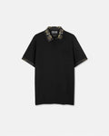 Versac e Couture Black Collar Logo Imported Polo T-Shirt