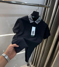 Karl Lagerfled Black Collar Imported Polo T-Shirt