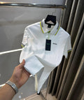 Hugo bos s White  Classic Premium Polo T-Shirt