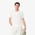 Lacost e White Embroidery Logo Premium Polo T-Shirt