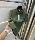 Lacost e Olive Embroidery Logo Premium Polo T-Shirt