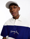 Tommy  Hilfiger White Logo Work Premium Polo T-Shirt