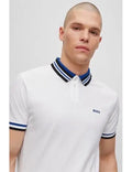 Hugo  Boss White Premium Polo T-shirt