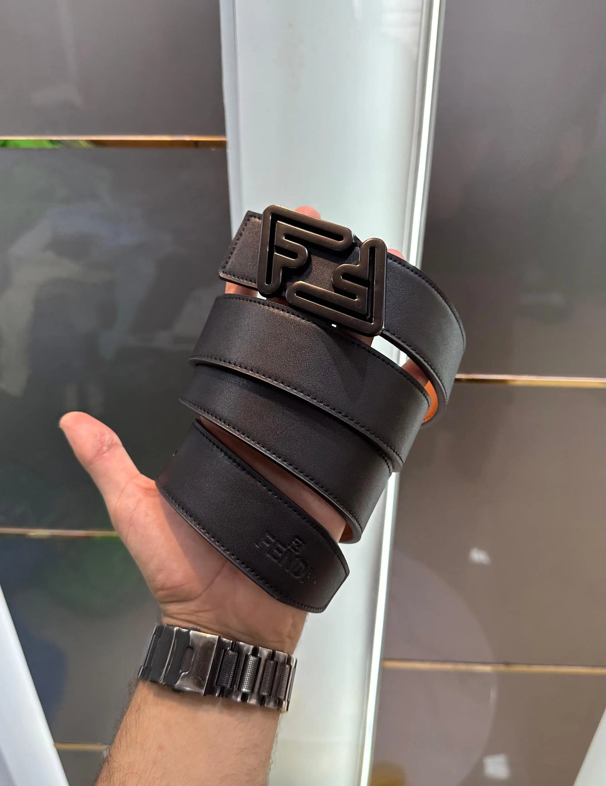 Fend i Black Premium Imported Belt