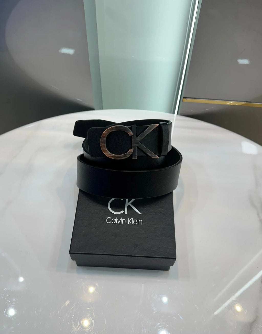 Calvin Klei n Bronze Black Premium Imported Belt