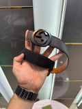 Gucc i  Black 002  Premium Imported Belt