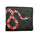 Gucc i Snake D Grey 002 Monogram Premium Wallet