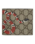 Gucc i Snake Beige 003 Monogram Premium Wallet