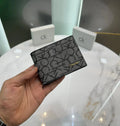Calvin Klei n Black Grey Monogram Premium Wallet