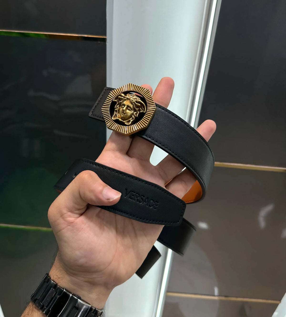 Versac e Gold  002 Premium Imported Belt