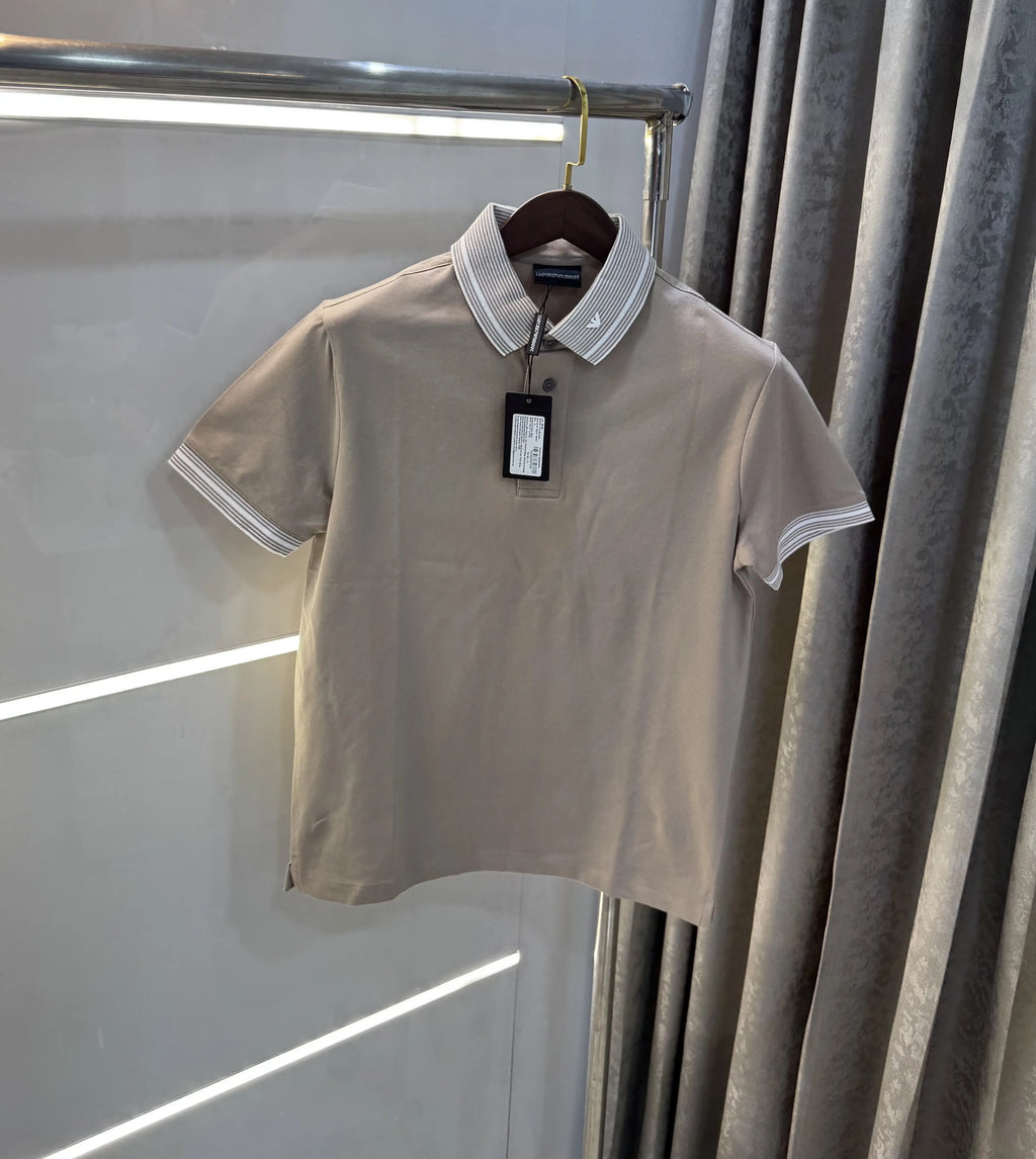 Empori o Arman i Beige Premium Polo T-Shirt