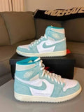 Nik_e Jordan 1 Retro High Turbo Green Surplus Semi UA