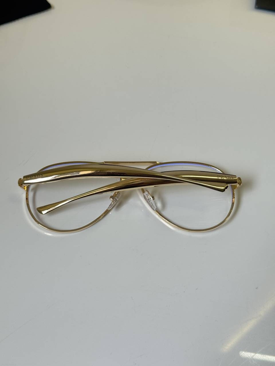 Copy Prada_122_Gold_Aviator_Frame