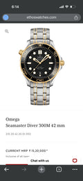 Omeg_a seamaster Diver 300m Automatic 2ton