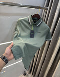 Hugo Boss Green Logo Work Premium Polo T-shirt