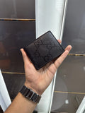 Gucc i Black Monogram Premium Wallet 3882