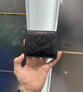 Michael Kor s Monogram Premium Wallet Black With Box mk8097