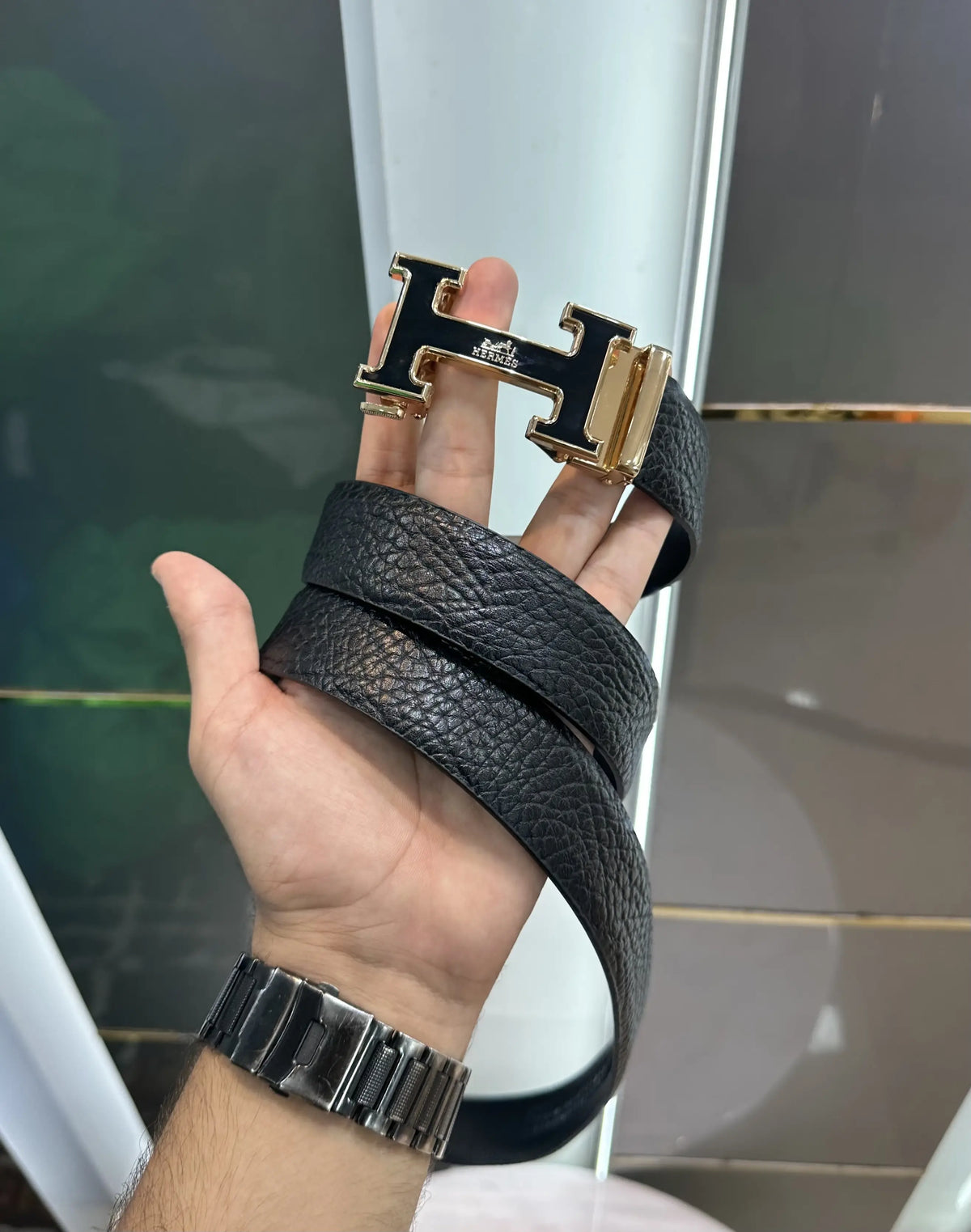 Herme s Premium Imported Belt With Box h525