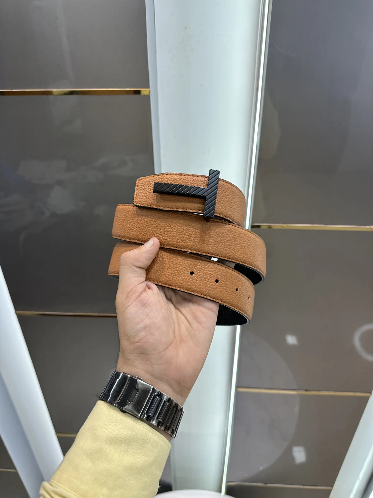 Tomfor d Reversible Imported Premium Belt With Box t220