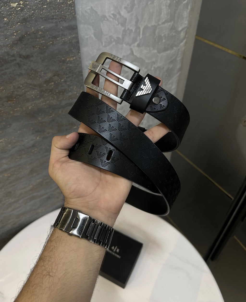 Georgio Arman i Premium Leather Imported Belt g230