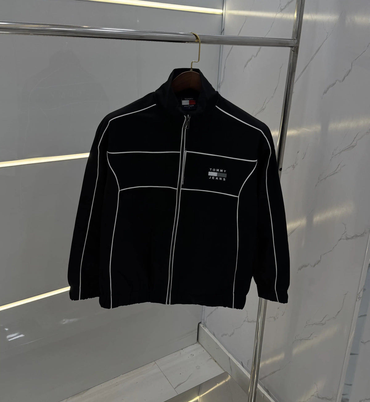 Tommy  Hilfiger Black Imported Premium WindBreaker Jacket