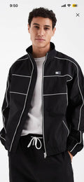 Tommy  Hilfiger Black Imported Premium WindBreaker Jacket