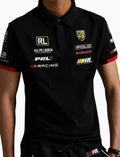 Ralph Lauren Black Embroidery Logo Premium Classic Polo T-Shirt