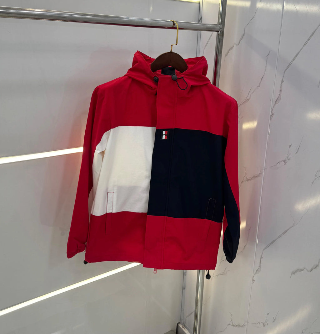 Tomm y Hilfiger Red Imported Premium Bomber Jacket