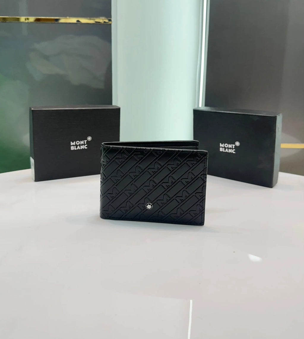 Mont Blan c Premium Wallet Black mb90