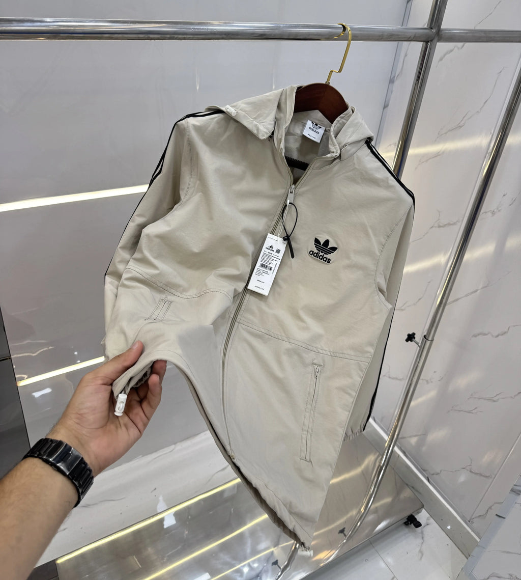 Adida s Beige Premium WindBreaker Jacket