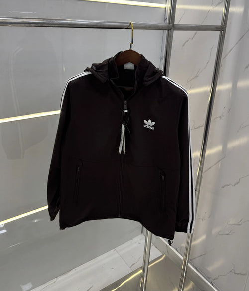 Adida s Brown Premium WindBreaker Jacket