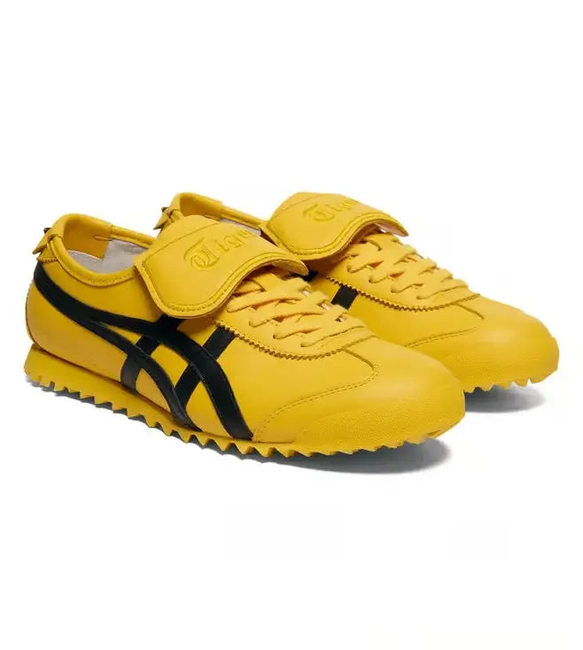 Onitsuka Tiger Mexico 66 Golf Tai-Chi Yellow Black 7A Premium Unisex Sneakers D-2121