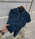 Lacost e Bottle Green Logo Work Premium Polo T-Shirt