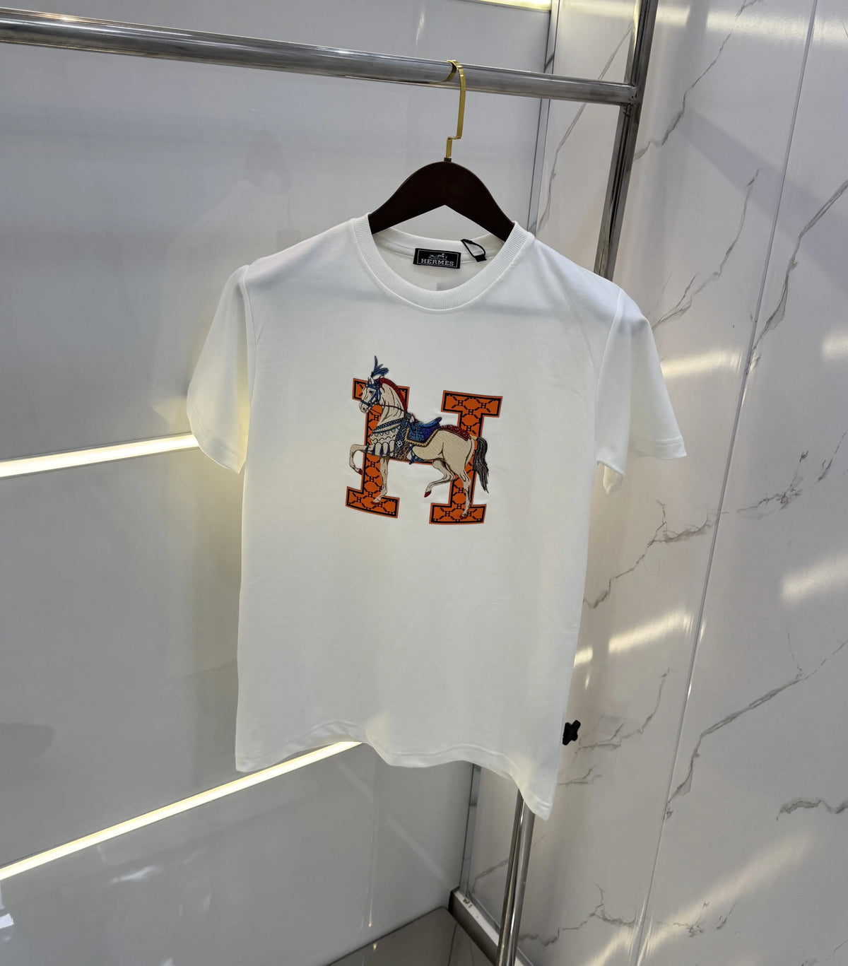 Herme s White Logo Work Premium T-Shirt