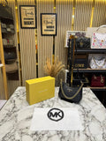 MICHAEL KORS CHARM SLING BAG WITH OG BOX AND DUST BAG BLACK